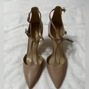 Womens size 12 tan pumps- Nine West